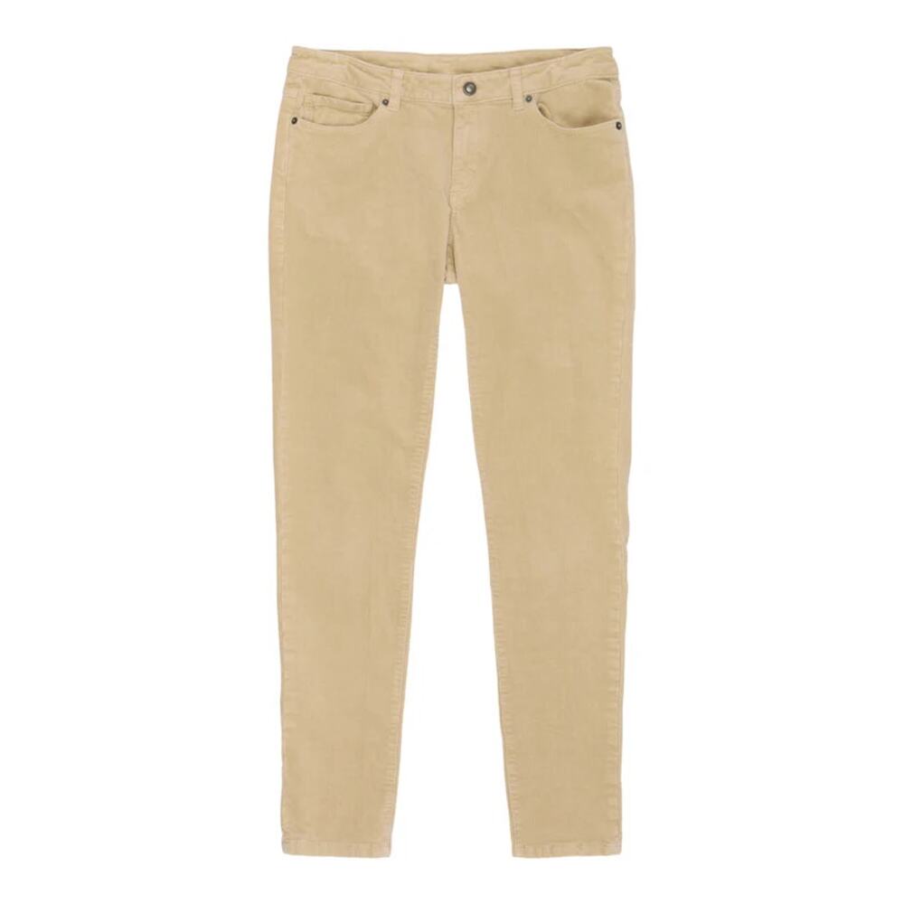 Patagonia Fitted Corduroy Pants Organic Cotton Low Rise Slim Fit Khaki 24